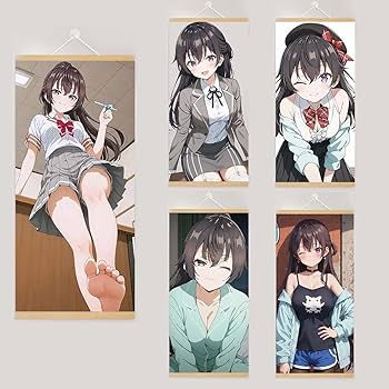 ロシデレ　等身大タペストリー　二種 周防有希 ロシデレ 等身大タペストリー バニーガール ポップアップ